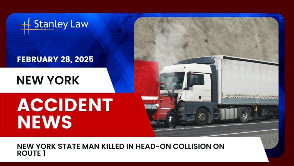 New York State Man Killed in Head-On Collision on Route, NY