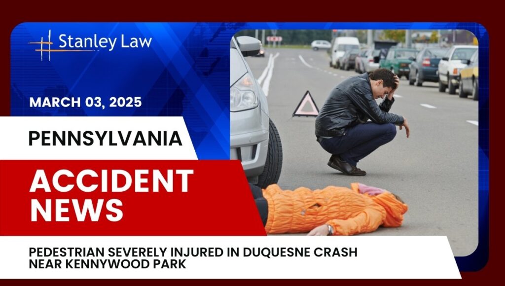 Pedestrian Severely Injured in Duquesne Crash Near Kennywood Park, PA