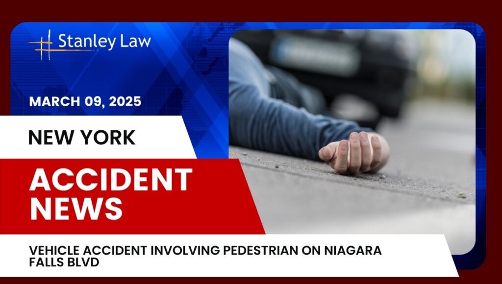 Vehicle Accident Involving Pedestrian on Niagara Falls Blvd, NY