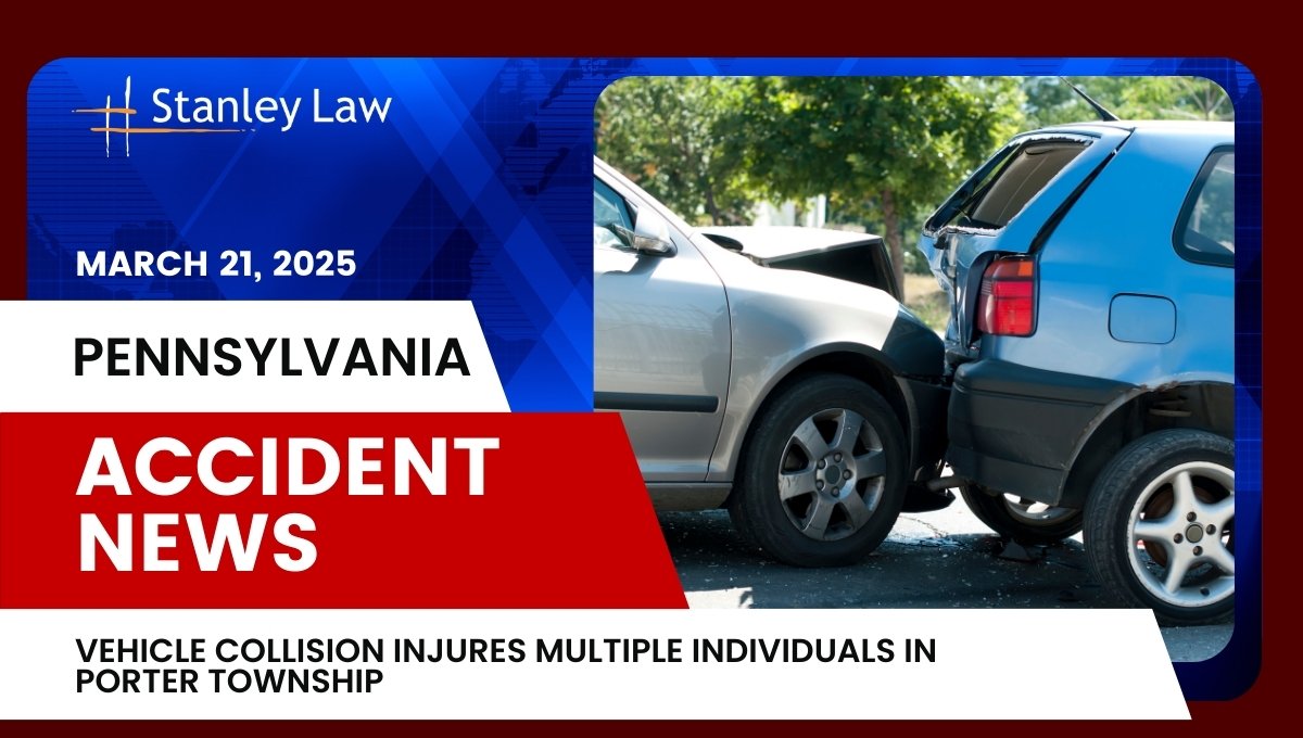 Vehicle Collision Injures Multiple Individuals in Porter Township, PA