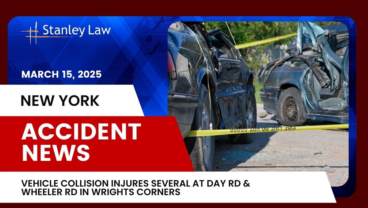 Vehicle Collision Injures Several at Day Rd & Wheeler Rd in Wrights Corners, NY