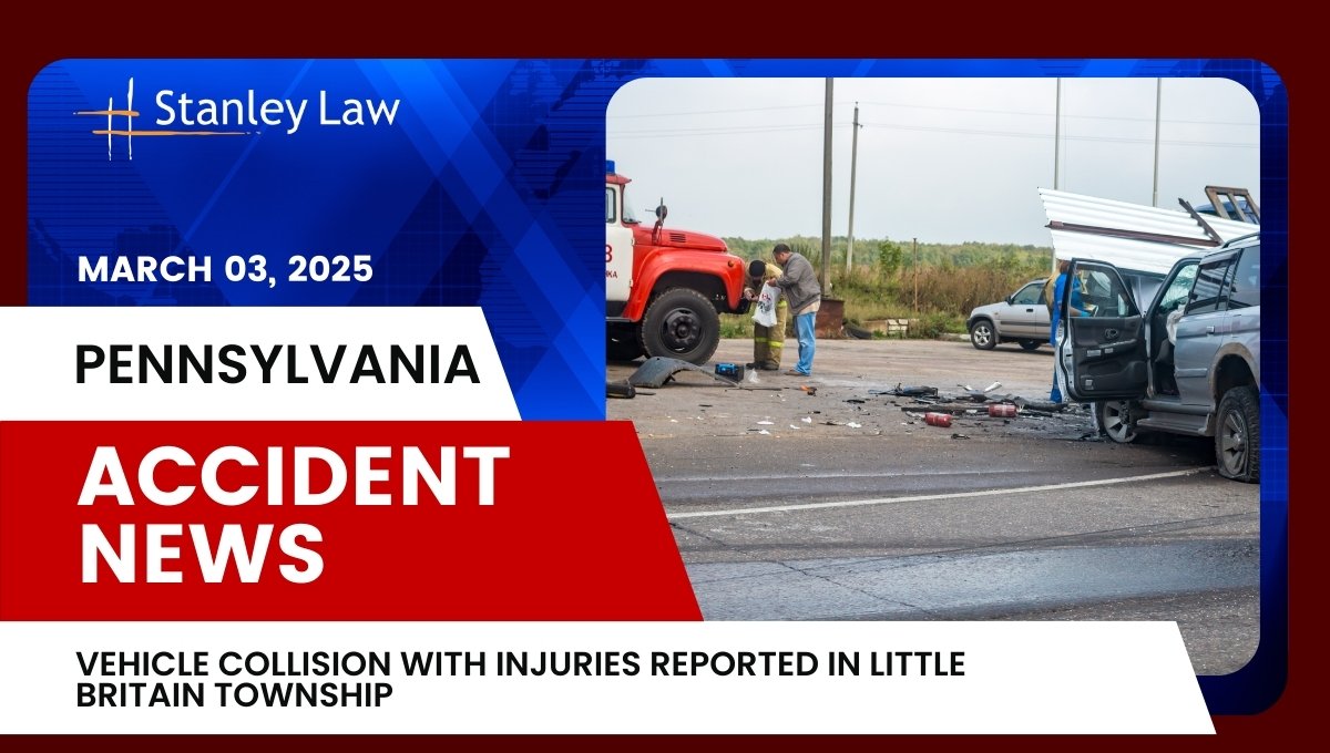 Vehicle Collision with Injuries Reported in Little Britain Township, PA