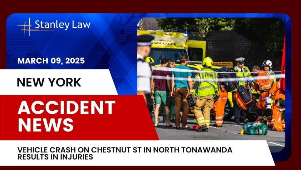 Vehicle Crash on Chestnut St in North Tonawanda Results in Injuries, NY