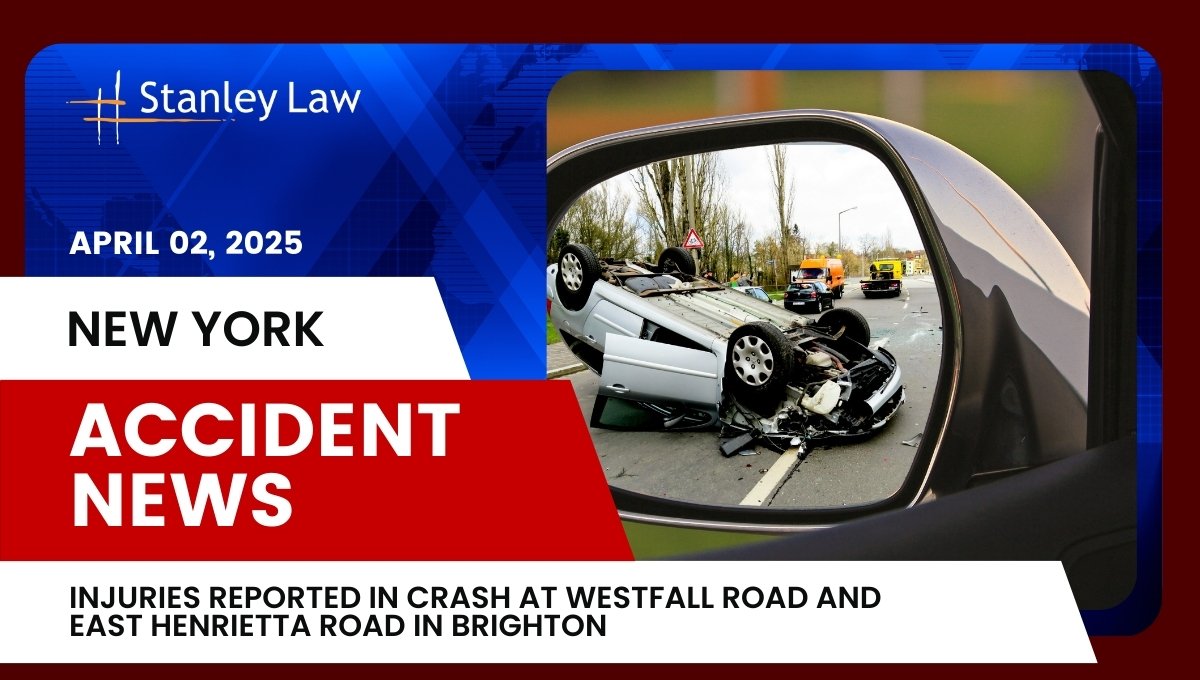 Injuries Reported in Crash at Westfall Road and East Henrietta Road in Brighton
