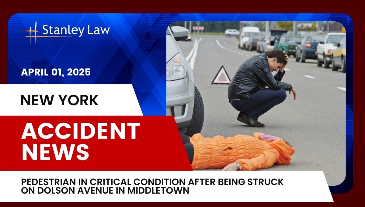 Pedestrian in Critical Condition After Being Struck on Dolson Avenue in Middletown