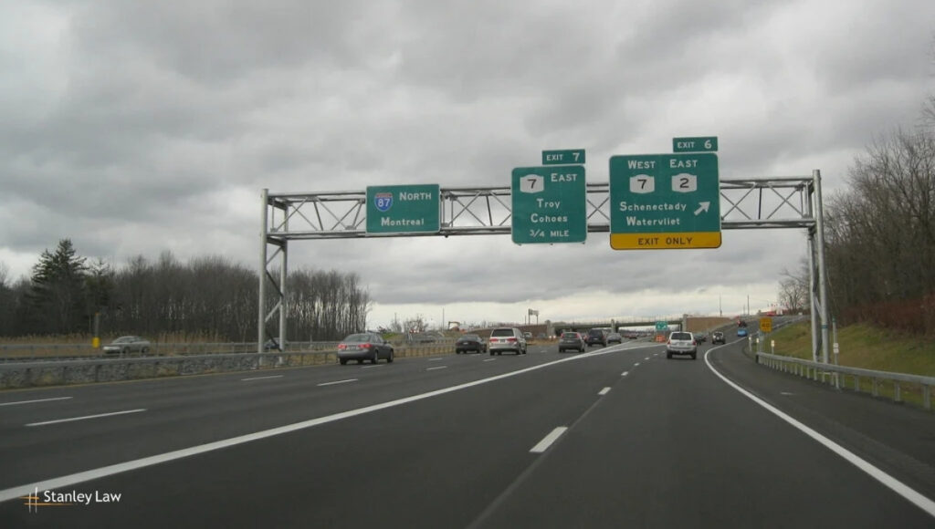 Colonie, NY - Head-On Collision on I-87 Near Exit 3