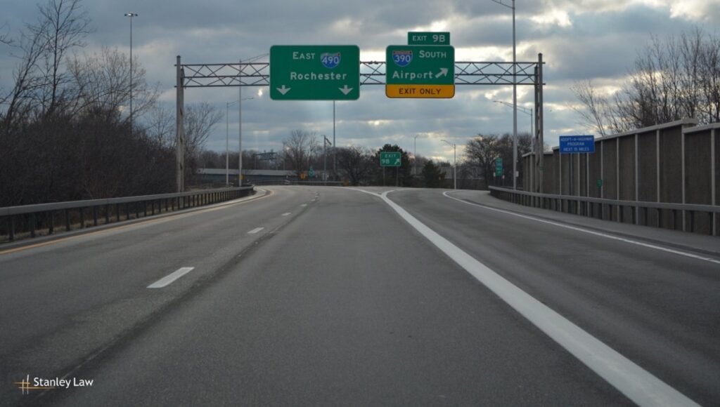 Henrietta, NY – Injuries Reported in Motor Vehicle Incident on I-390/I-90 Interchange