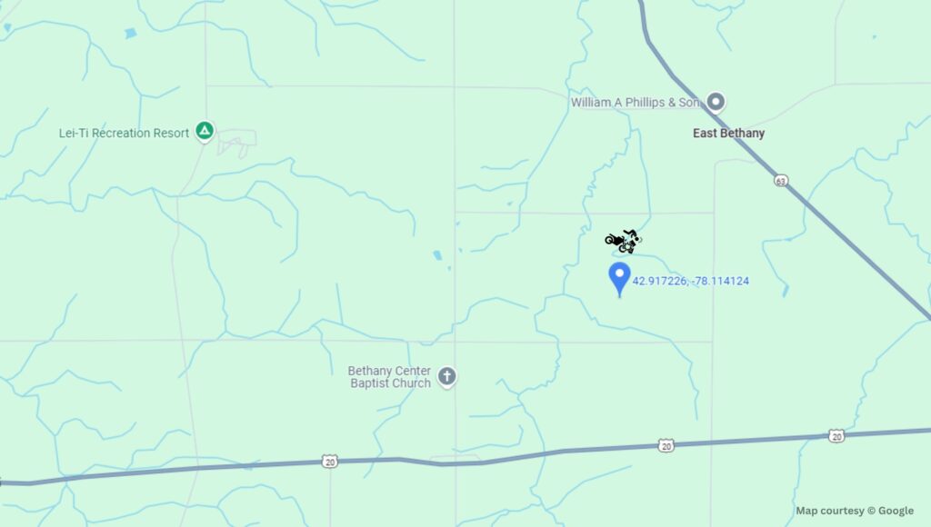 Bethany, NY – One Dead in Head-On Motorcycle Crash on Route 63
