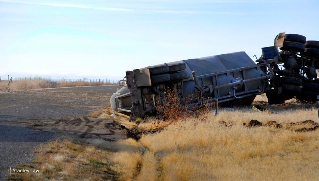 Albany, NY - Tractor-Trailer Rollover Crash on I-90 Westbound Near Exit 5A