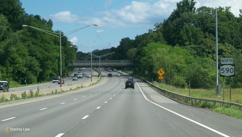 Rochester, NY - Fatal Crash on State Route 590 Southbound Near Browncroft Blvd