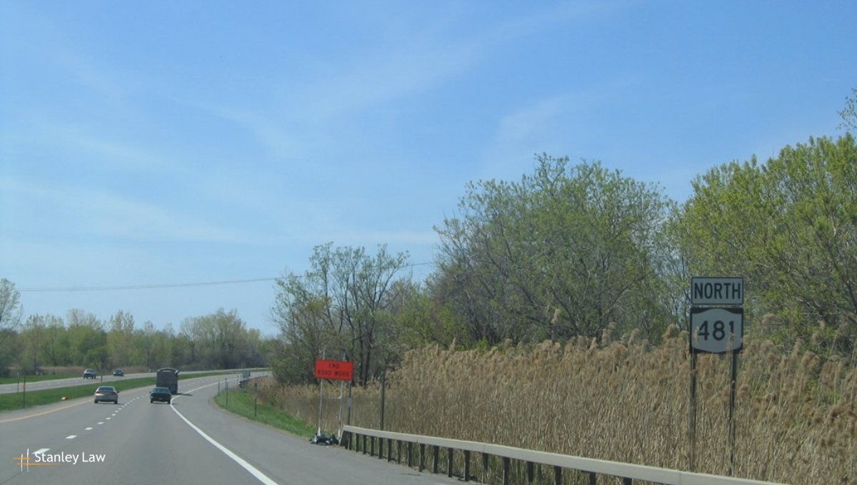 Syracuse, NY – Serious Motorcycle Crash on I-481 Near Henry Clay Blvd Overpass