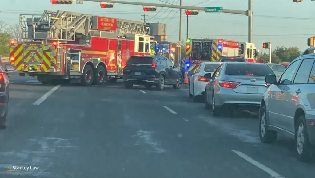 Intersection accident at Manhattan