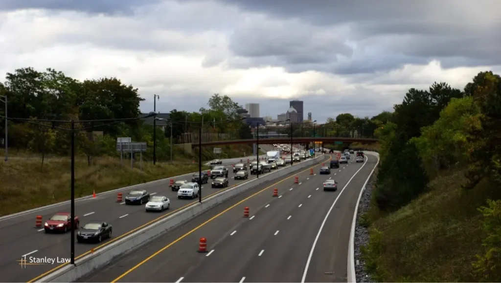 Motorvehicle accident at I-490 Eastbound