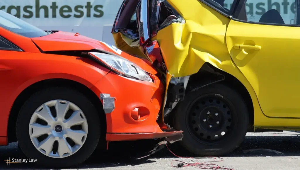 Rear end accident in Rochester