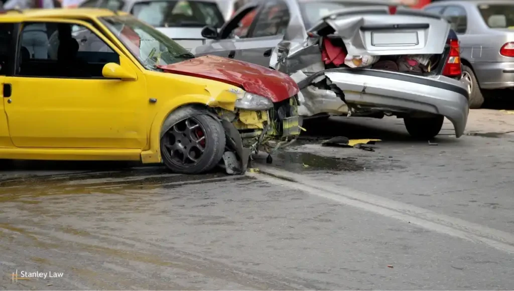 Vehicle accident in in Crash at 91st St