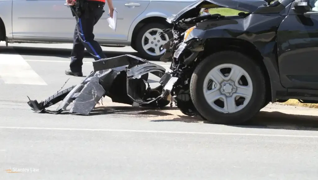 Vehicle accident on Grand Central Pkwy