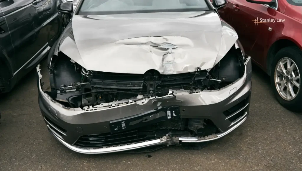 Vehicle crash at 788 Lake Ave Near McDonald’s