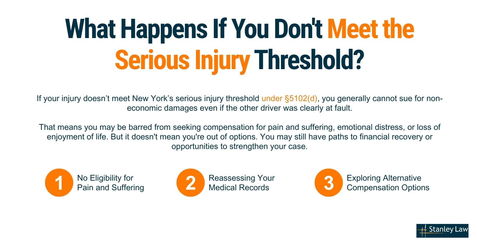 What Happens If You Don't Meet the Serious Injury Threshold?