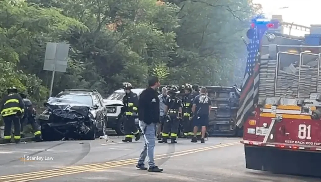 Three Hospitalized in Motor Vehicle Collision