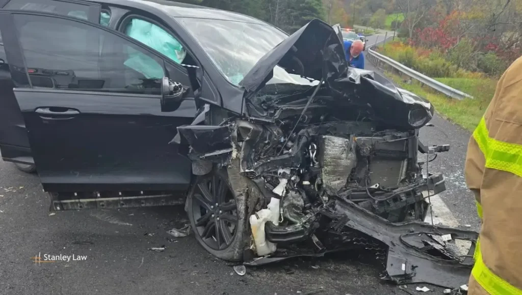 Harford, NY - Three Injured in Two-Car Crash on NY-221
