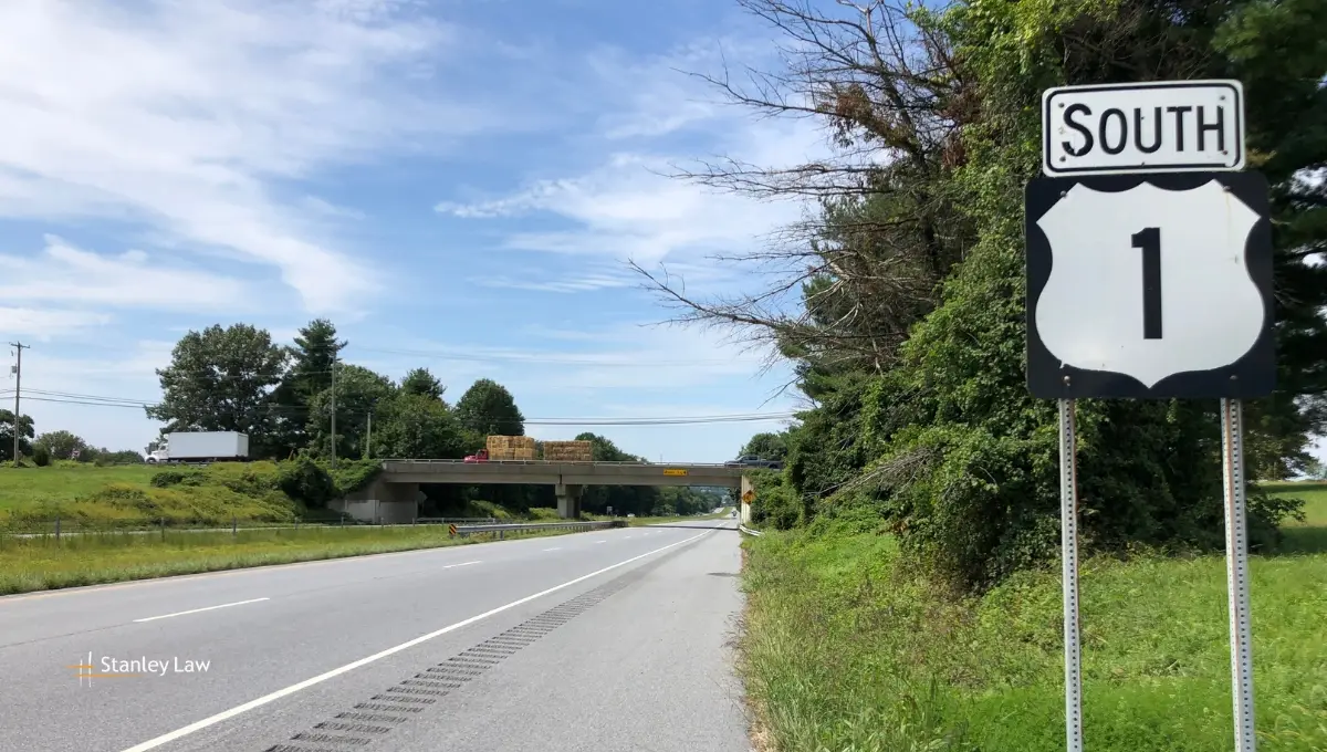 Man Killed After Exiting Crashed Vehicle on Route 1