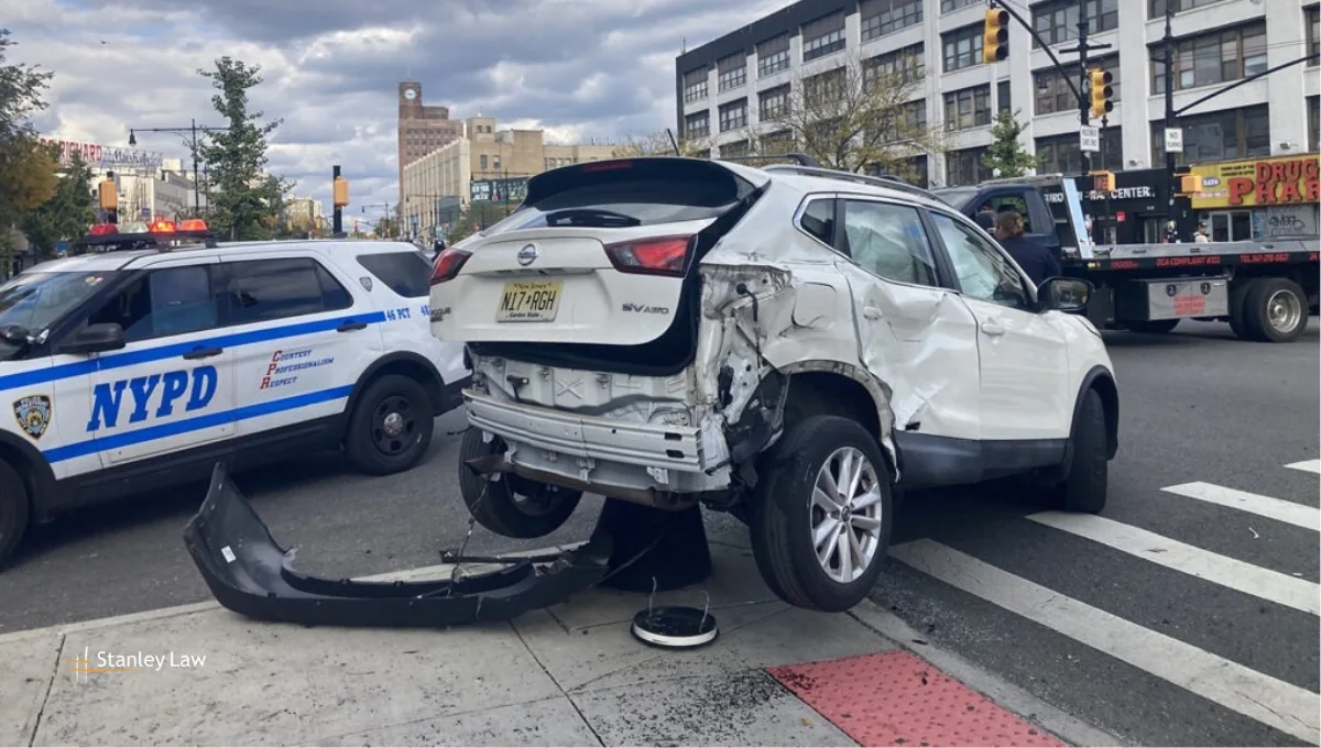 One Hospitalized after Car Accident