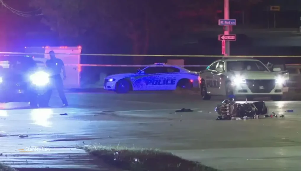 Ridgeway Avenue crash_