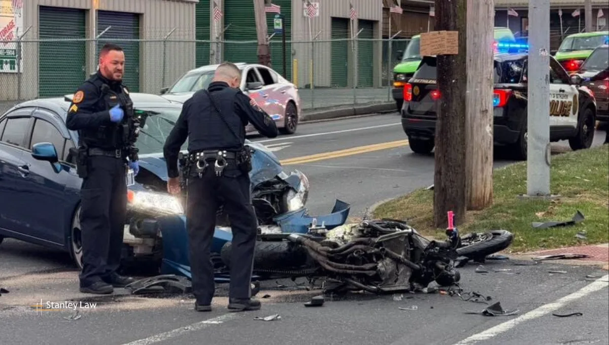 Two injured in motorcycle-car collision in Bethlehem