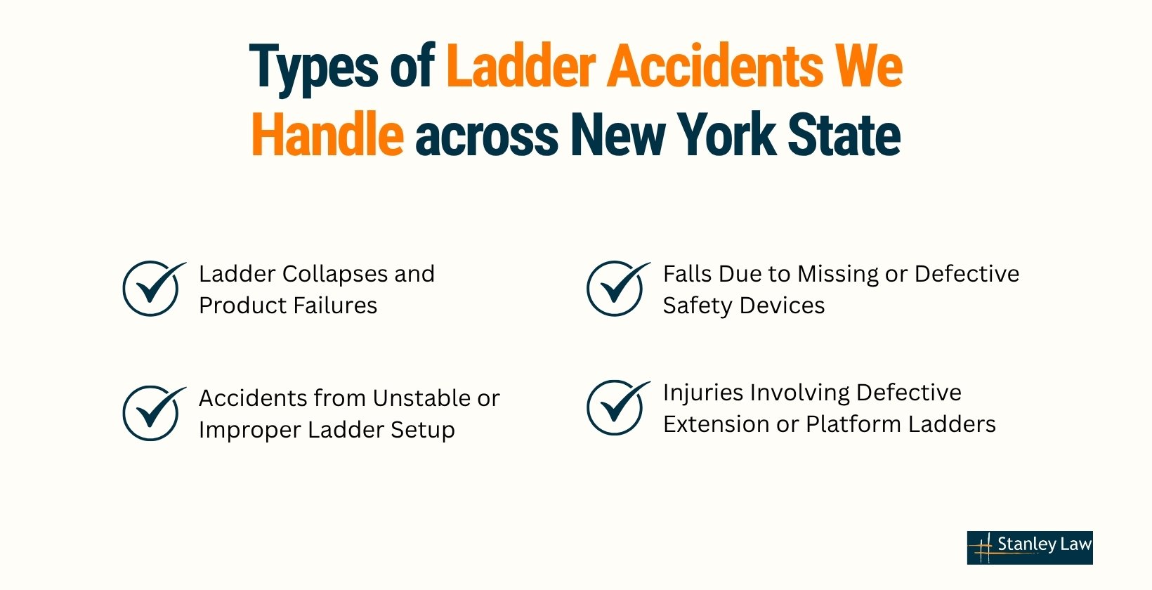 Types of Ladder Accidents We Handle across New York State