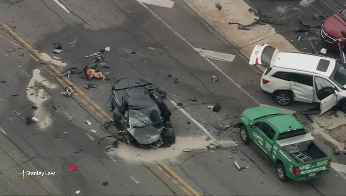 5 Injured in Multi-Vehicle Crash