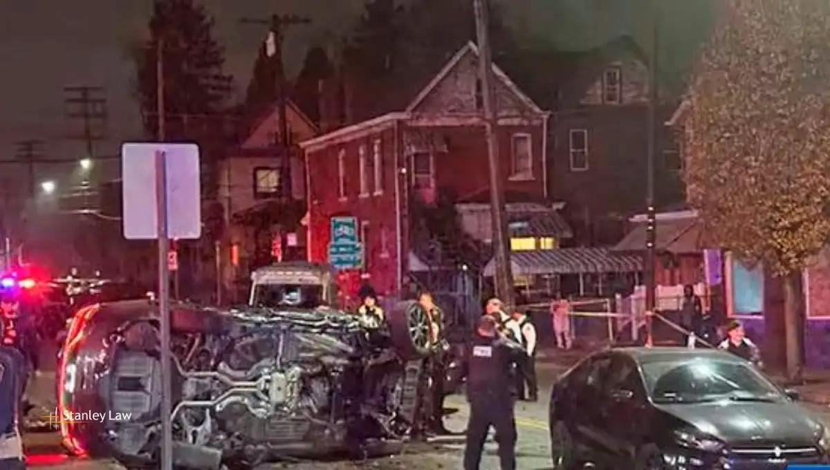 8 people injured after 5-vehicle accident