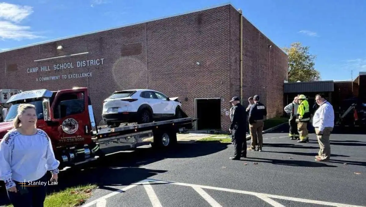 Car crashes into Camp Hill elementary school