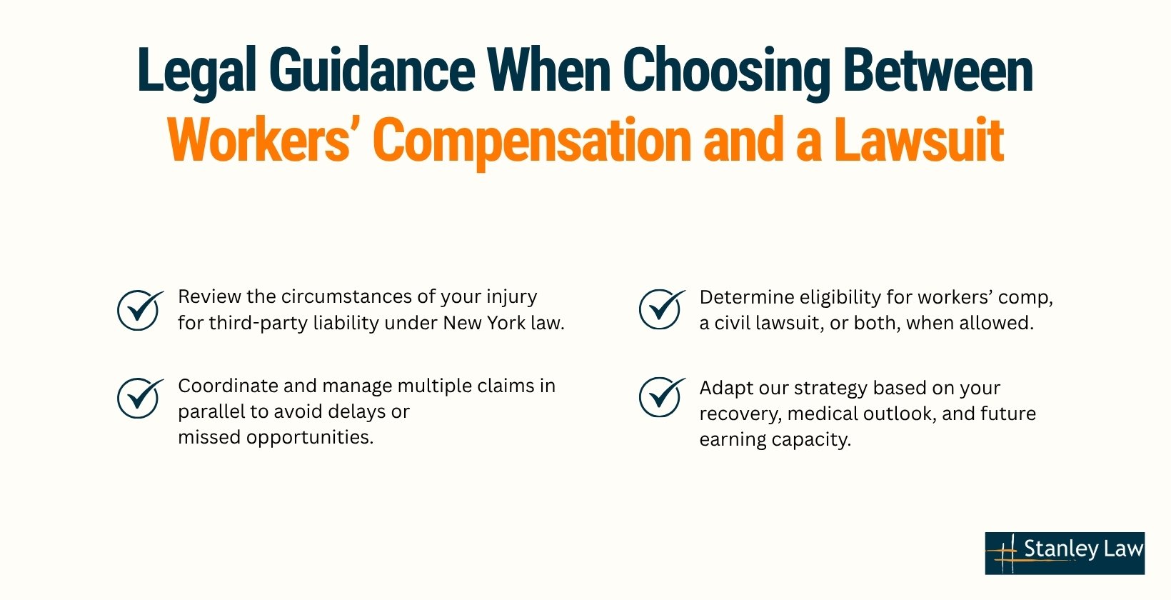 Legal Guidance When Choosing Between Workers’ Compensation and a Lawsuit