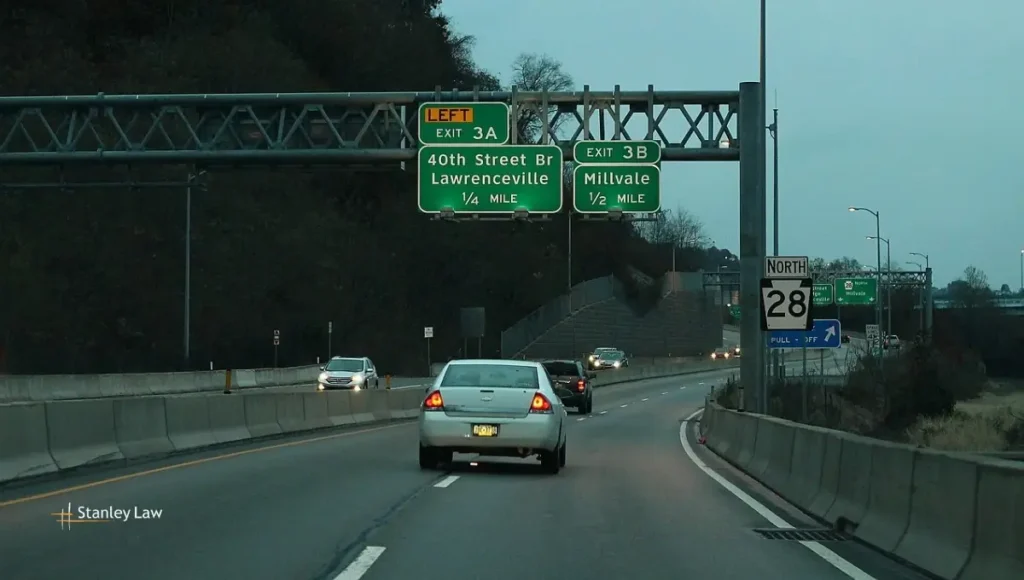 Crash near 31st Street Bridge in Pittsburgh