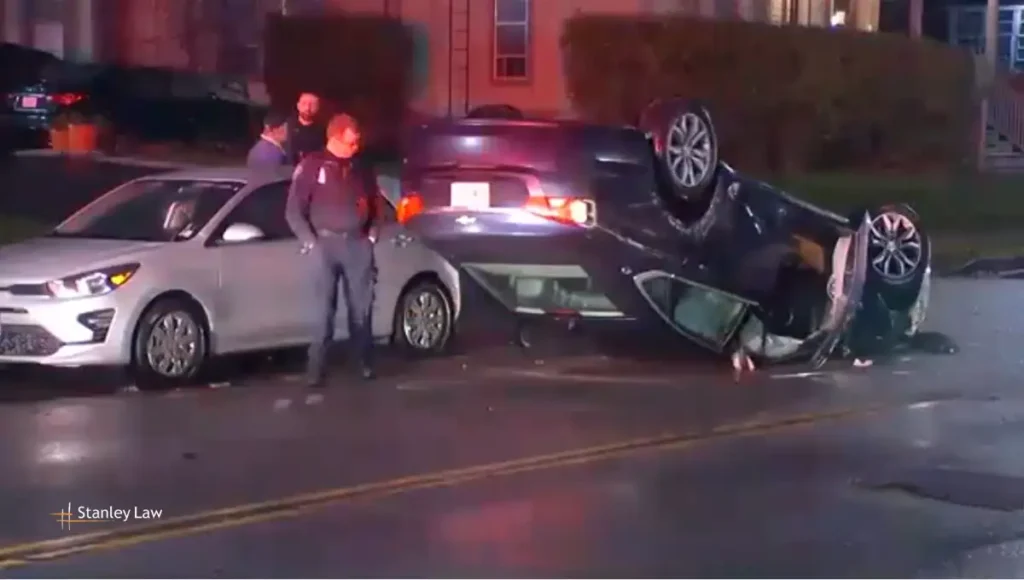 Crash on University Avenue