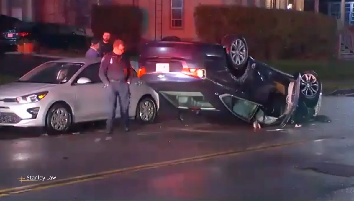 Crash on University Avenue