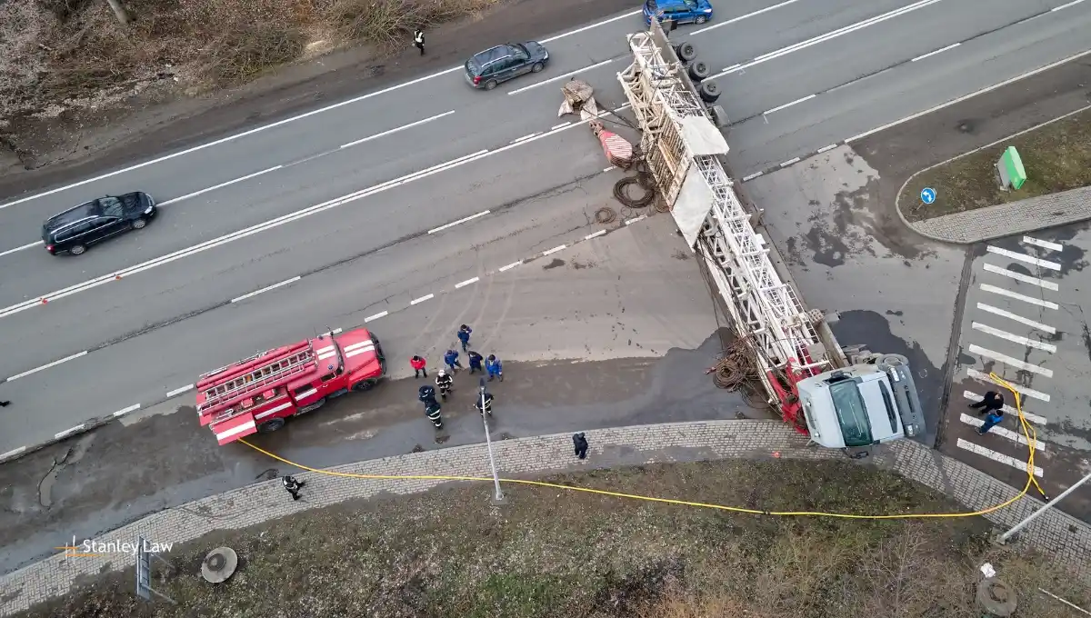 One Injured In Tanker Crash