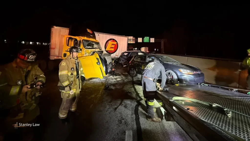 Six Injured in 12-Vehicle Crash on I-83 Near Exit 39