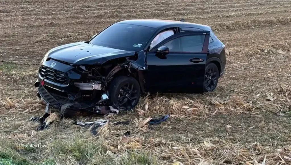 car brings down pole in Lancaster County crash