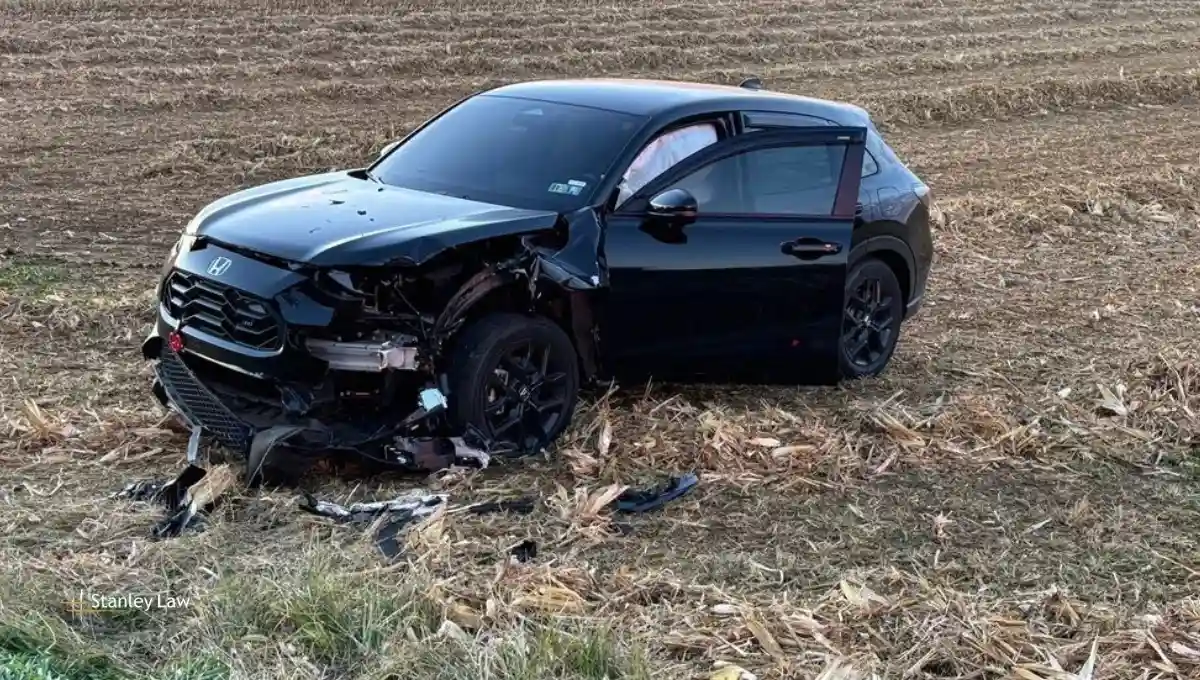 car brings down pole in Lancaster County crash