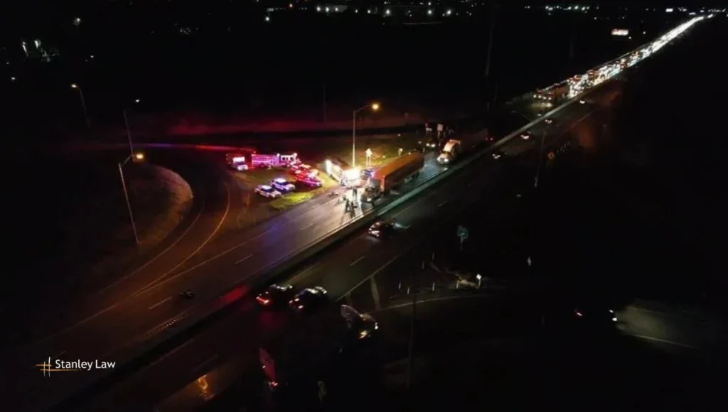 crash involving motorcycle on Route 22