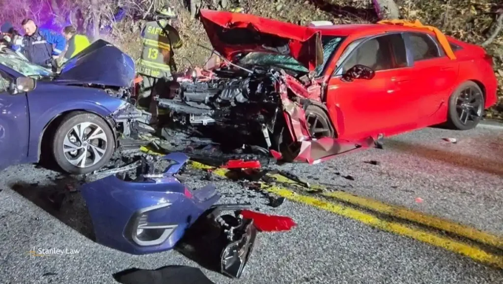 Four-Vehicle Crash Injures Three