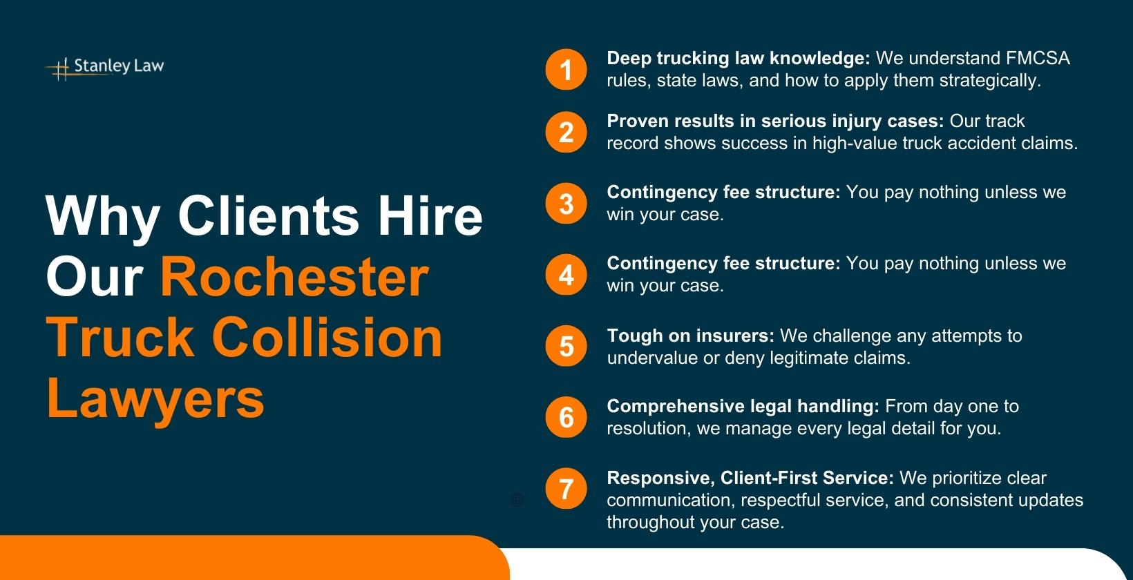 Hire a Rochester Truck Accident Lawyer