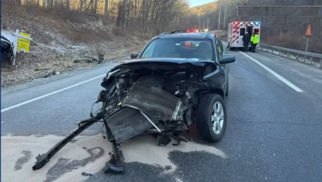 Route 9 Two-Car Collision