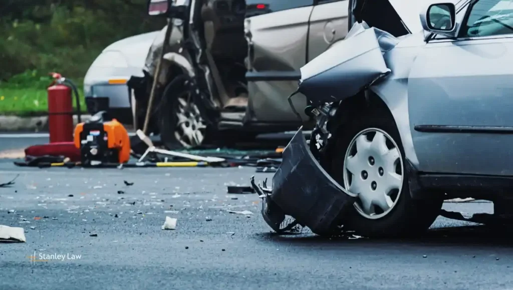 Serious Crash Traps One