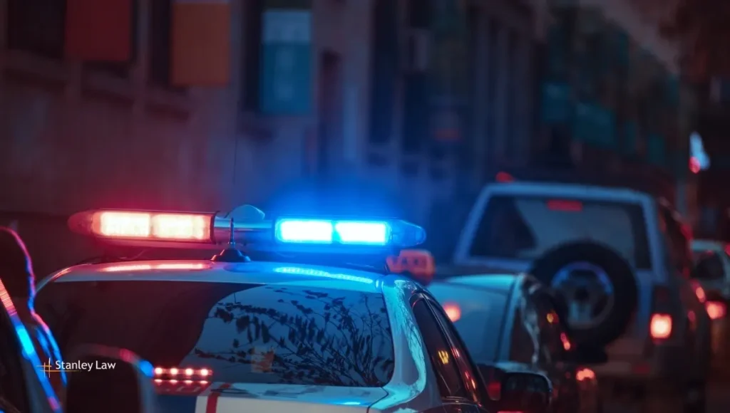 Smart Car T-bones Police Cruiser