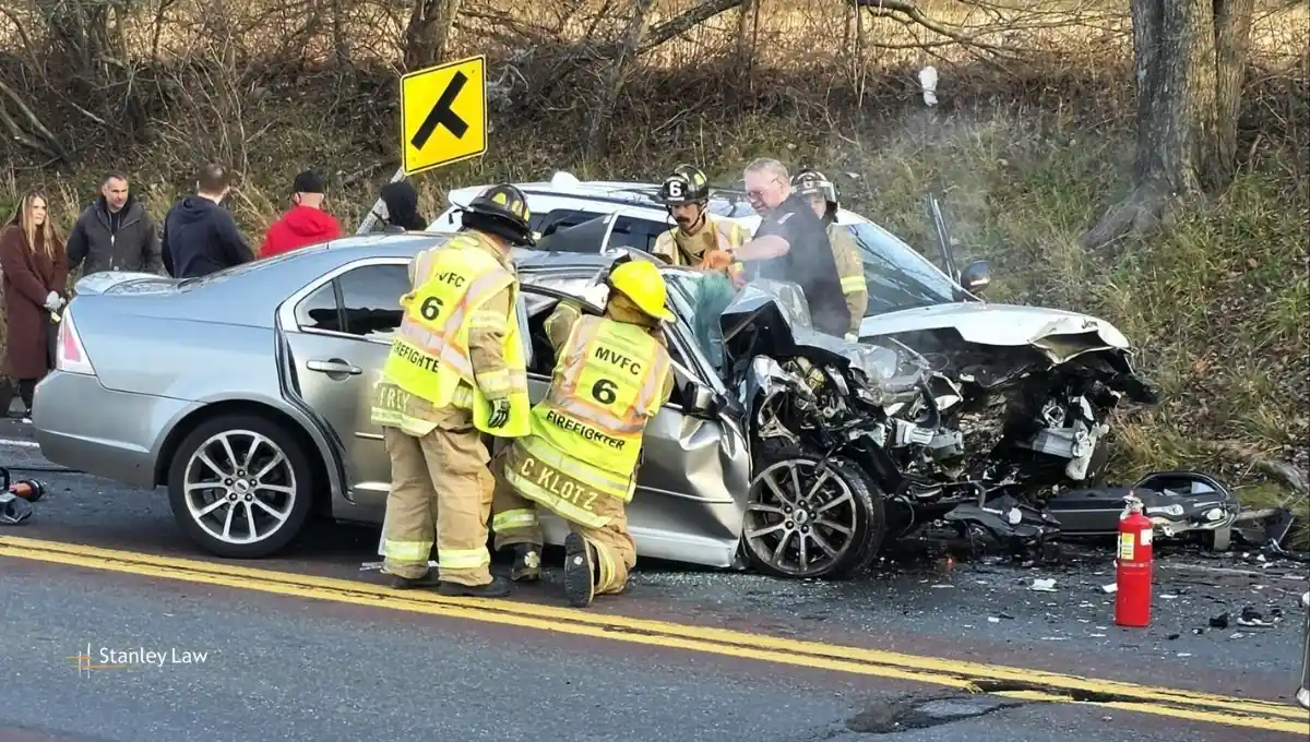 Two Hospitalized Following Multi-Vehicle Crash