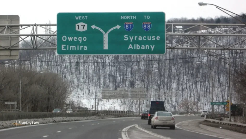 Five-Vehicle Collision on I-81