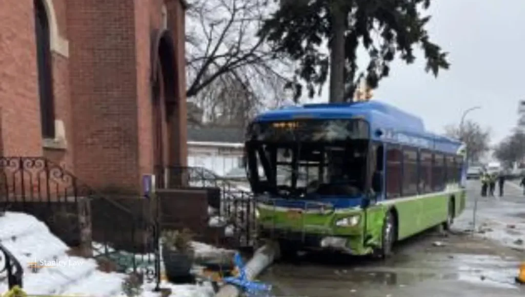 Pedestrian Trapped, Several Injured