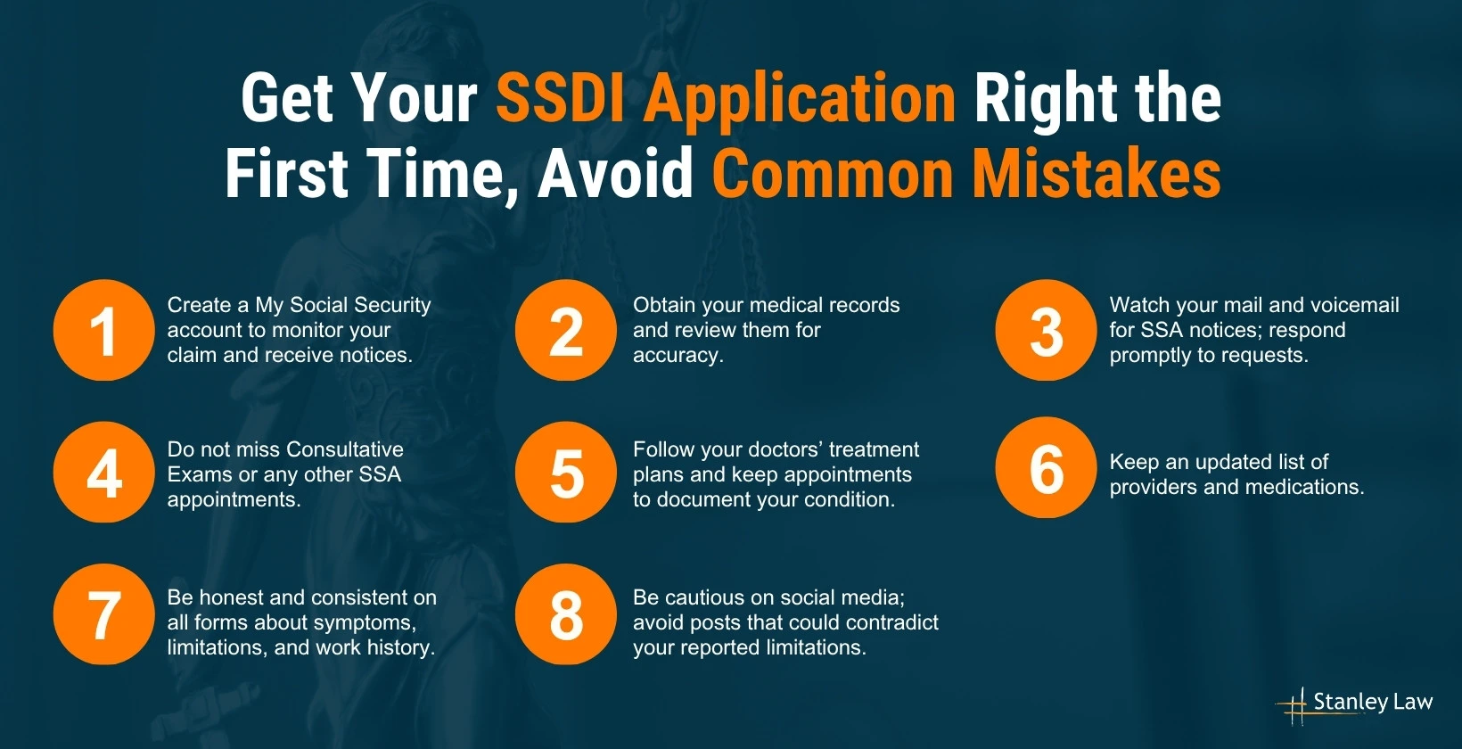 Get Your SSDI Application Right the First Time, Avoid Common Mistakes